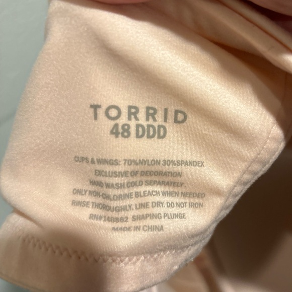 Torrid full coverage beige nude underwire bra size 48 DDD - Picture 6 of 6